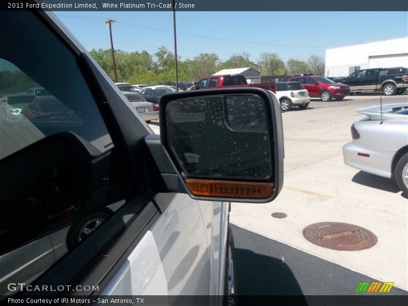 White Platinum Tri-Coat / Stone 2013 Ford Expedition Limited
