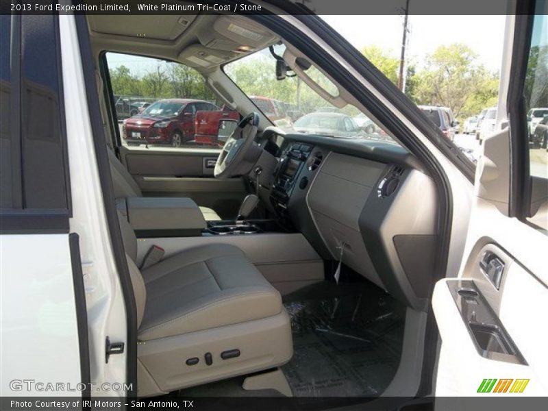 White Platinum Tri-Coat / Stone 2013 Ford Expedition Limited