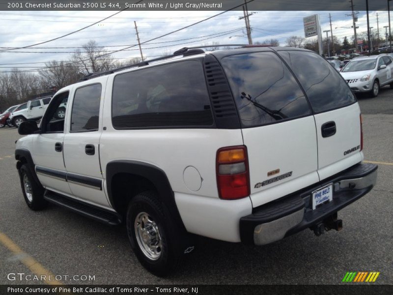 Summit White / Light Gray/Neutral 2001 Chevrolet Suburban 2500 LS 4x4