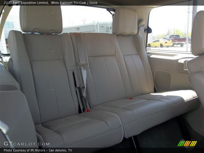 White Platinum Tri-Coat / Stone 2013 Ford Expedition Limited