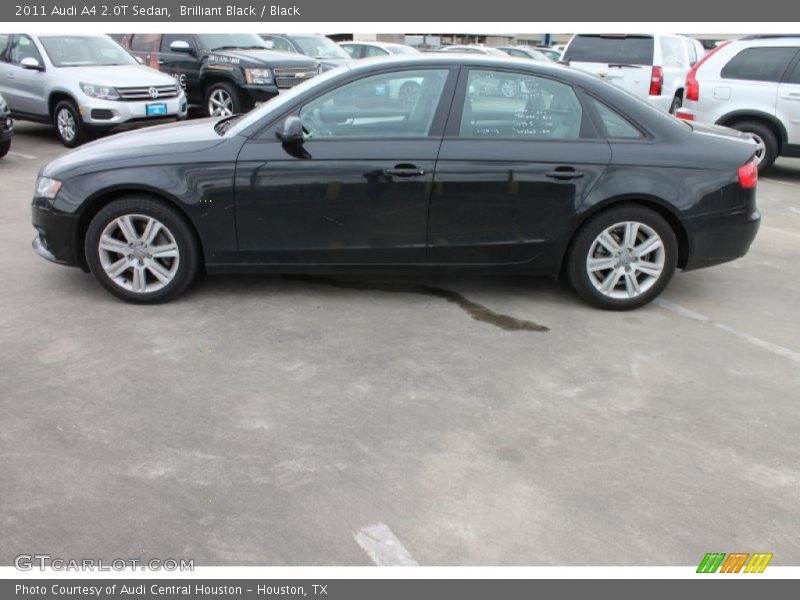 Brilliant Black / Black 2011 Audi A4 2.0T Sedan