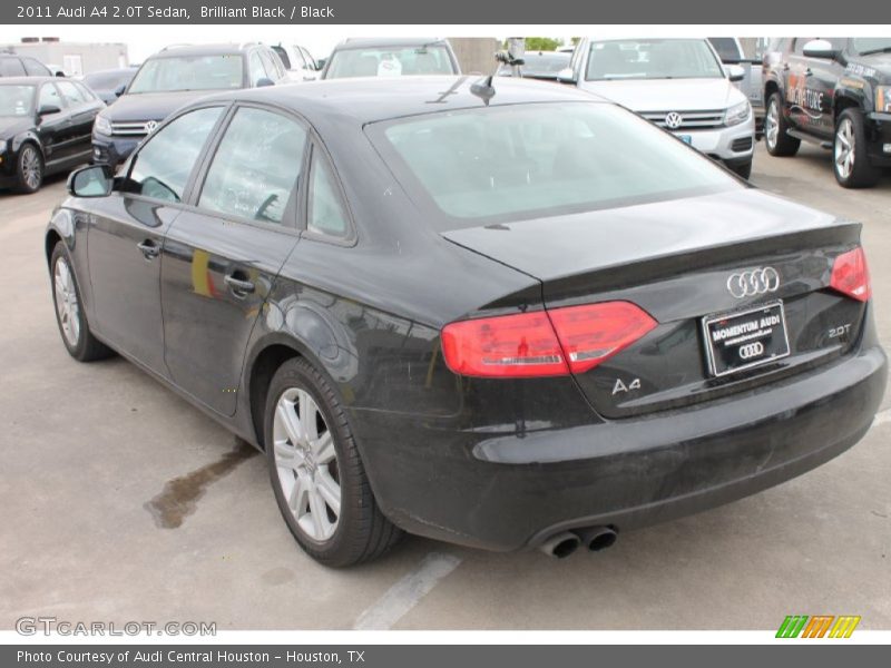 Brilliant Black / Black 2011 Audi A4 2.0T Sedan
