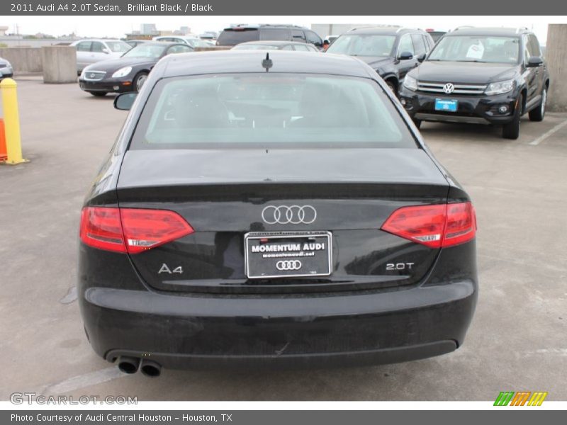Brilliant Black / Black 2011 Audi A4 2.0T Sedan