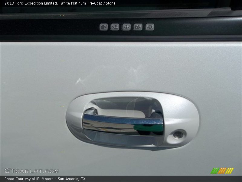 White Platinum Tri-Coat / Stone 2013 Ford Expedition Limited