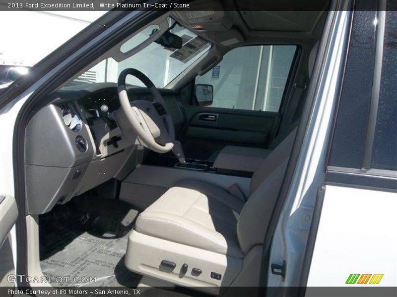 White Platinum Tri-Coat / Stone 2013 Ford Expedition Limited