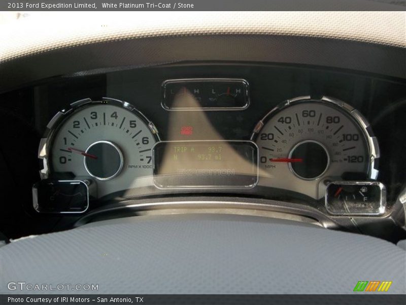White Platinum Tri-Coat / Stone 2013 Ford Expedition Limited