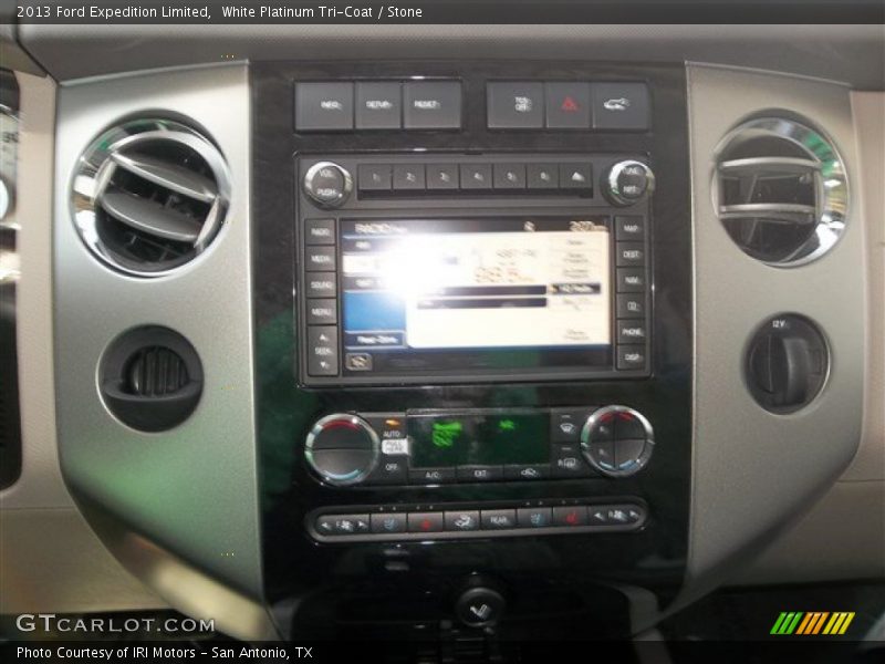 White Platinum Tri-Coat / Stone 2013 Ford Expedition Limited