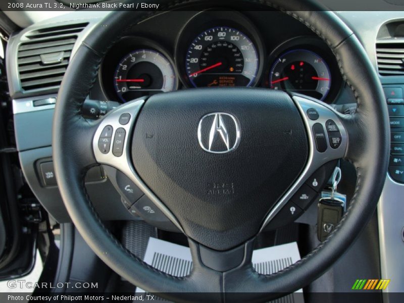 Nighthawk Black Pearl / Ebony 2008 Acura TL 3.2