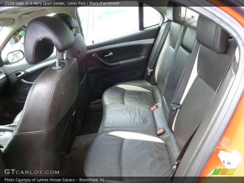 Laser Red / Black/Parchment 2008 Saab 9-3 Aero Sport Sedan