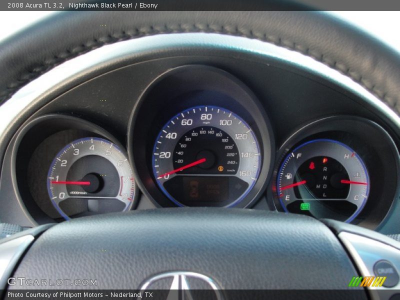 Nighthawk Black Pearl / Ebony 2008 Acura TL 3.2