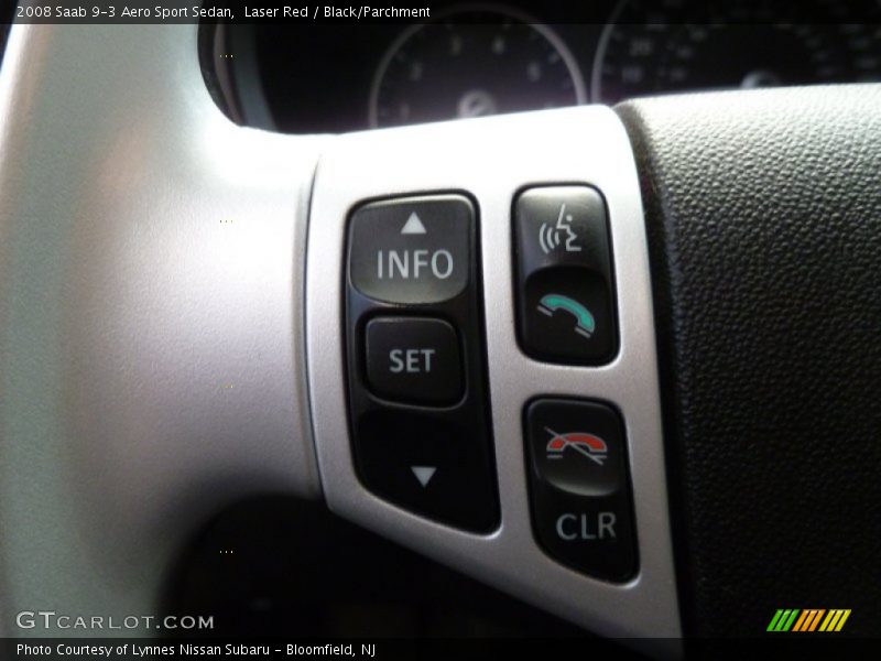 Laser Red / Black/Parchment 2008 Saab 9-3 Aero Sport Sedan