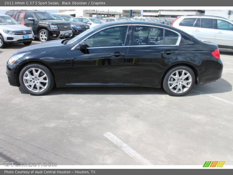 Black Obsidian / Graphite 2011 Infiniti G 37 S Sport Sedan