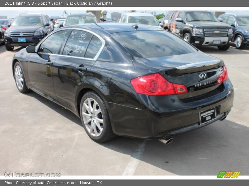 Black Obsidian / Graphite 2011 Infiniti G 37 S Sport Sedan