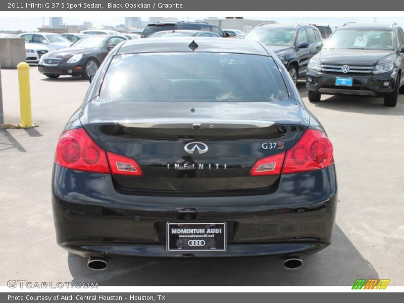 Black Obsidian / Graphite 2011 Infiniti G 37 S Sport Sedan