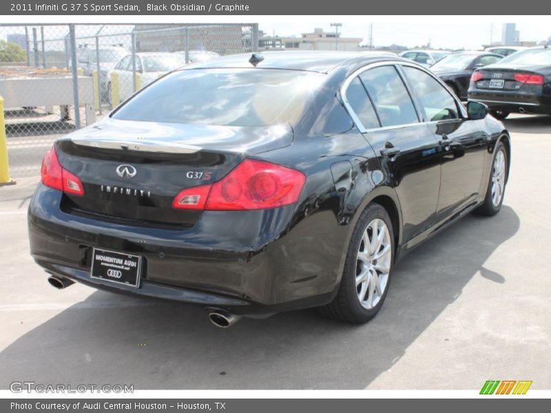 Black Obsidian / Graphite 2011 Infiniti G 37 S Sport Sedan