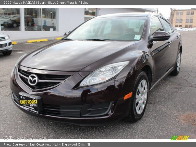 Black Cherry Metallic / Beige 2009 Mazda MAZDA6 i Sport