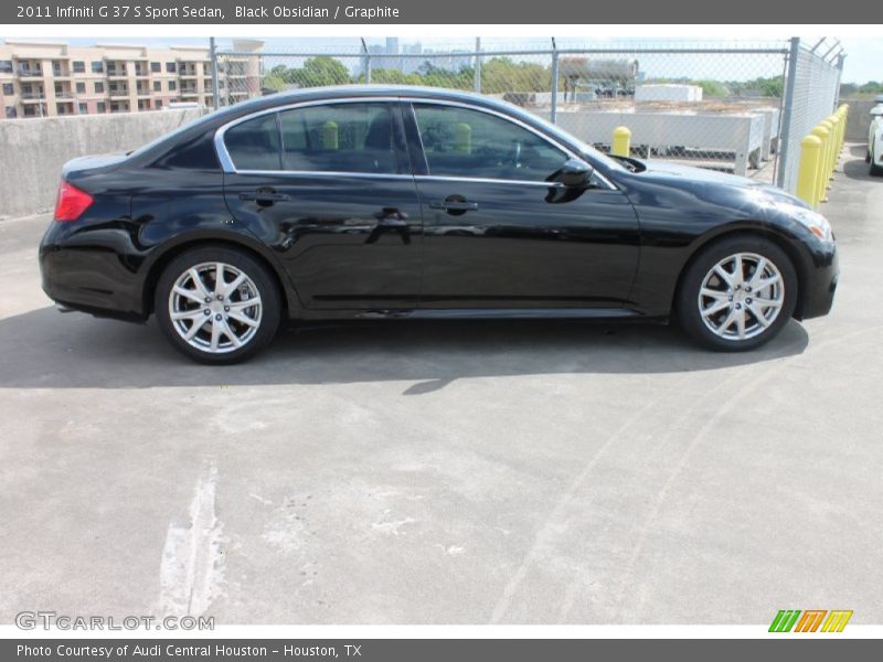 Black Obsidian / Graphite 2011 Infiniti G 37 S Sport Sedan