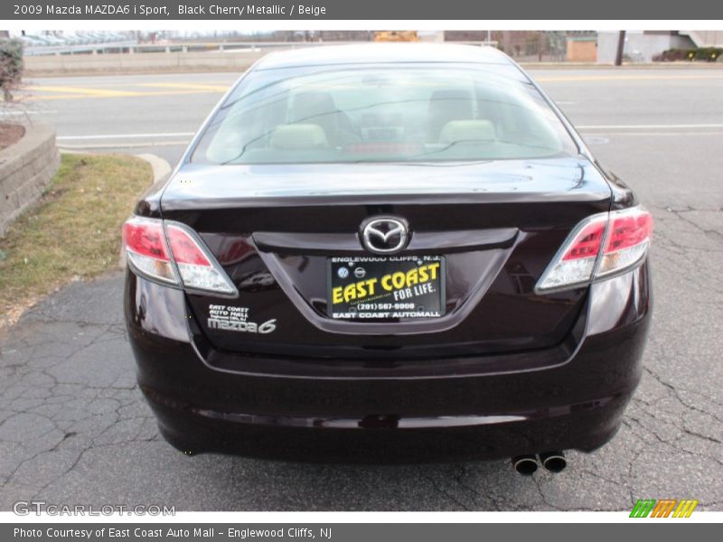 Black Cherry Metallic / Beige 2009 Mazda MAZDA6 i Sport