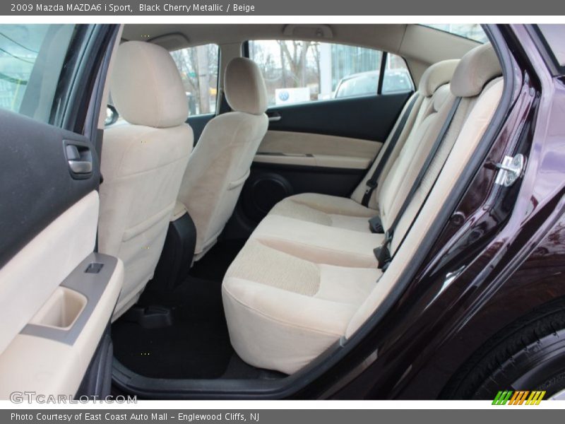 Black Cherry Metallic / Beige 2009 Mazda MAZDA6 i Sport