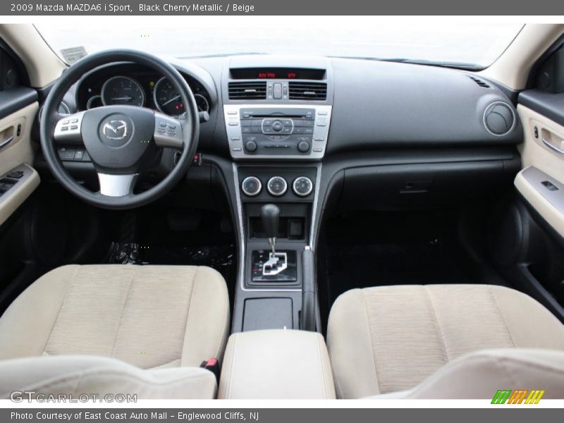 Black Cherry Metallic / Beige 2009 Mazda MAZDA6 i Sport