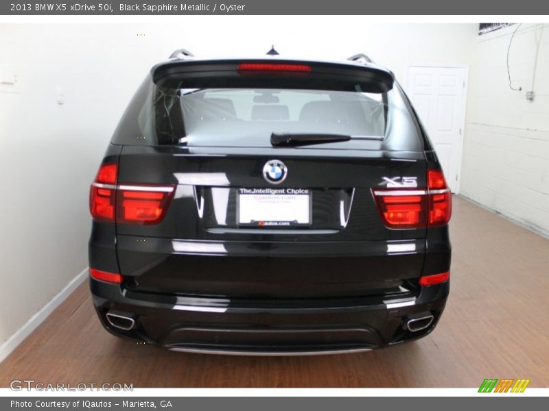 Black Sapphire Metallic / Oyster 2013 BMW X5 xDrive 50i