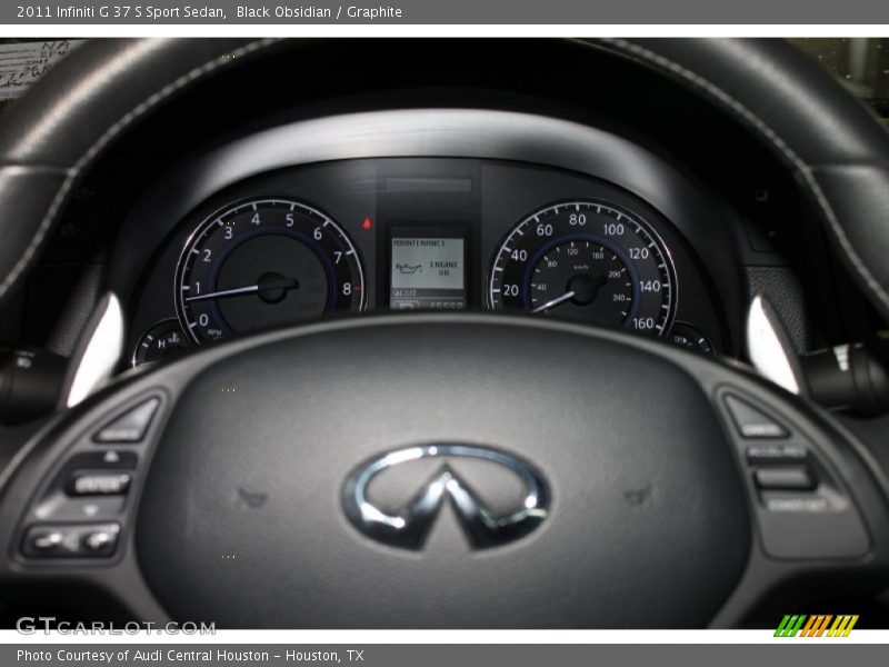 Black Obsidian / Graphite 2011 Infiniti G 37 S Sport Sedan