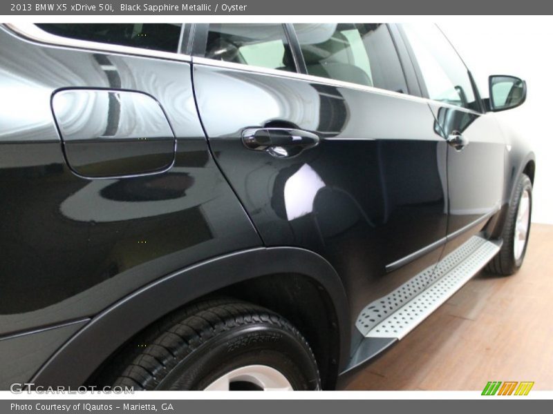 Black Sapphire Metallic / Oyster 2013 BMW X5 xDrive 50i