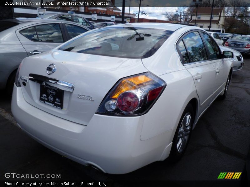 Winter Frost White / Charcoal 2010 Nissan Altima 2.5 SL