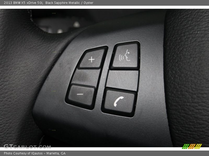 Black Sapphire Metallic / Oyster 2013 BMW X5 xDrive 50i