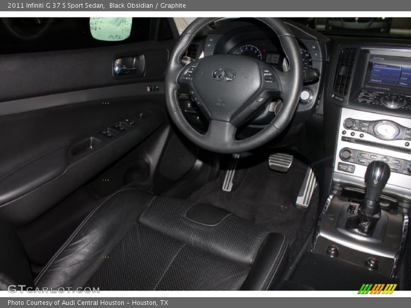 Black Obsidian / Graphite 2011 Infiniti G 37 S Sport Sedan