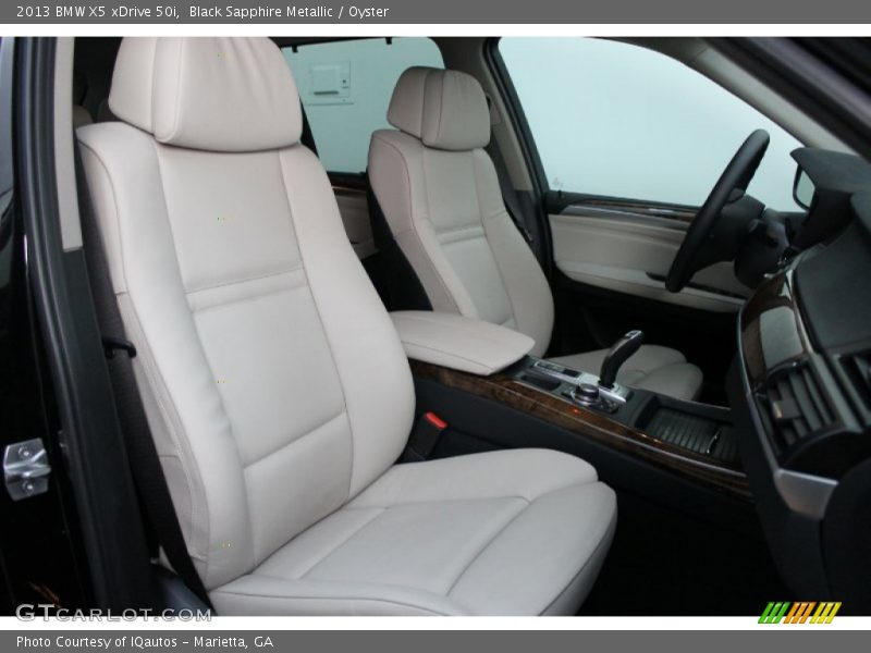 Black Sapphire Metallic / Oyster 2013 BMW X5 xDrive 50i