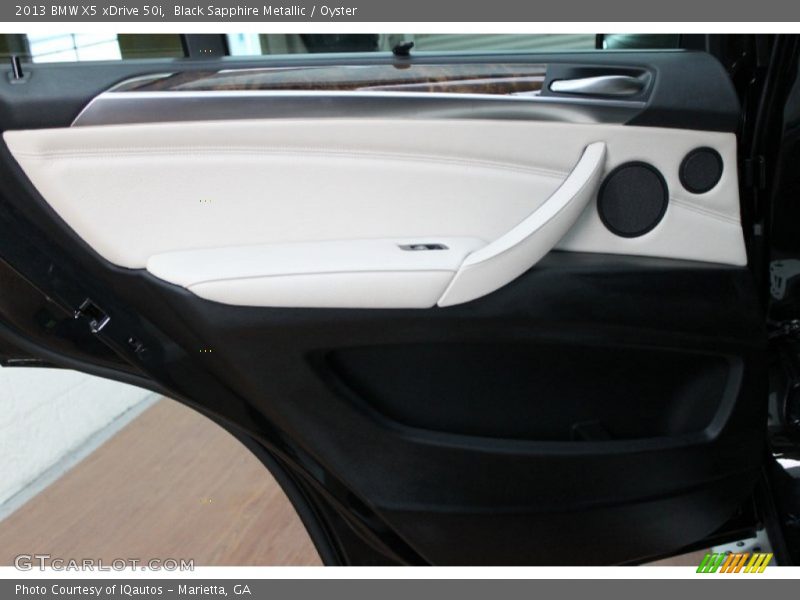 Black Sapphire Metallic / Oyster 2013 BMW X5 xDrive 50i