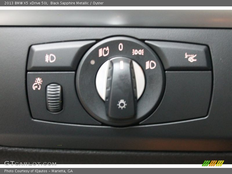 Black Sapphire Metallic / Oyster 2013 BMW X5 xDrive 50i