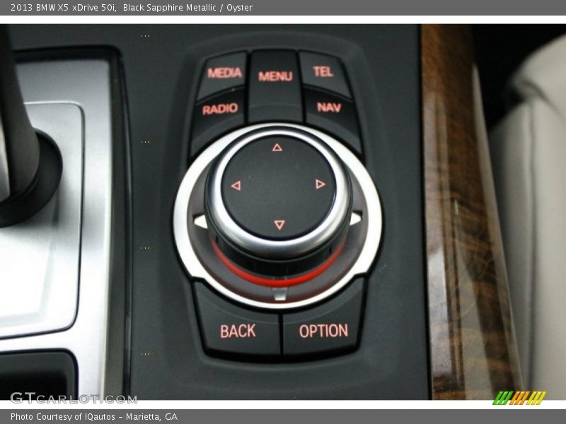 Black Sapphire Metallic / Oyster 2013 BMW X5 xDrive 50i