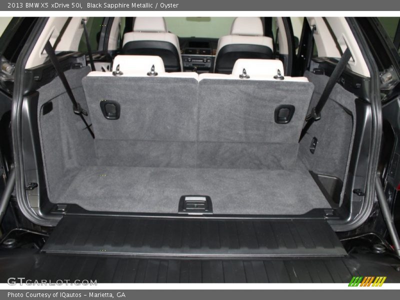 Black Sapphire Metallic / Oyster 2013 BMW X5 xDrive 50i