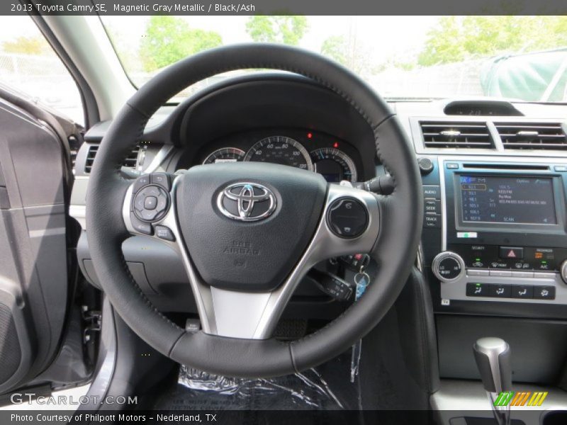 Magnetic Gray Metallic / Black/Ash 2013 Toyota Camry SE