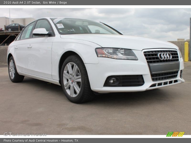 Ibis White / Beige 2010 Audi A4 2.0T Sedan