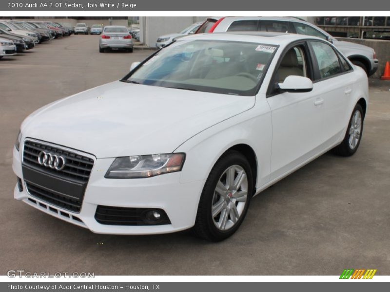 Ibis White / Beige 2010 Audi A4 2.0T Sedan