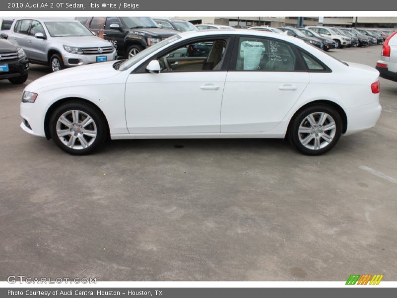 Ibis White / Beige 2010 Audi A4 2.0T Sedan