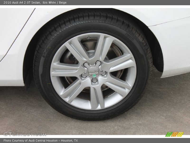 Ibis White / Beige 2010 Audi A4 2.0T Sedan