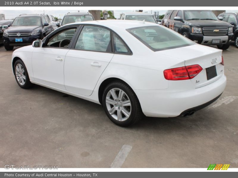 Ibis White / Beige 2010 Audi A4 2.0T Sedan