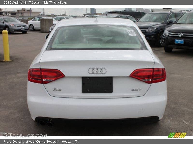 Ibis White / Beige 2010 Audi A4 2.0T Sedan