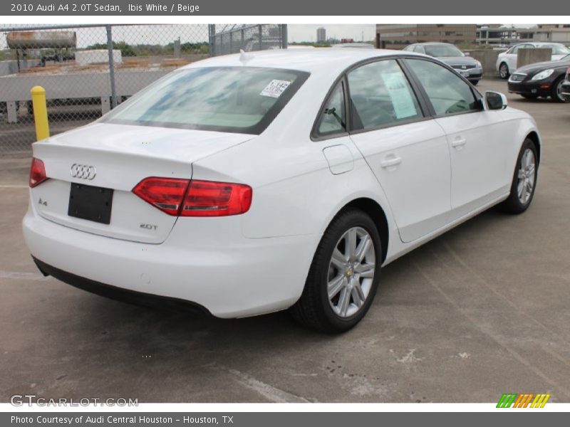 Ibis White / Beige 2010 Audi A4 2.0T Sedan