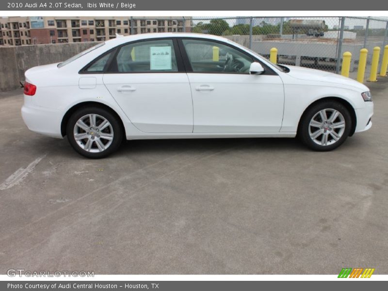 Ibis White / Beige 2010 Audi A4 2.0T Sedan