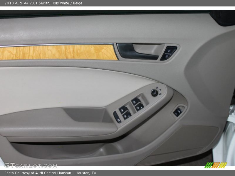 Ibis White / Beige 2010 Audi A4 2.0T Sedan