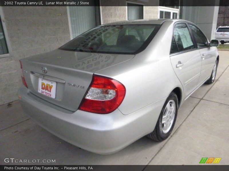 Lunar Mist Metallic / Stone 2002 Toyota Camry LE