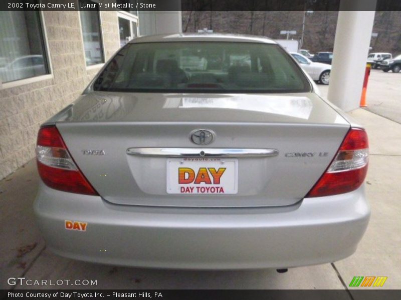 Lunar Mist Metallic / Stone 2002 Toyota Camry LE