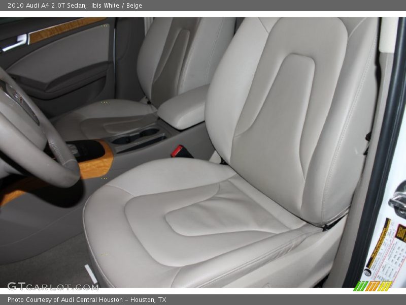 Ibis White / Beige 2010 Audi A4 2.0T Sedan