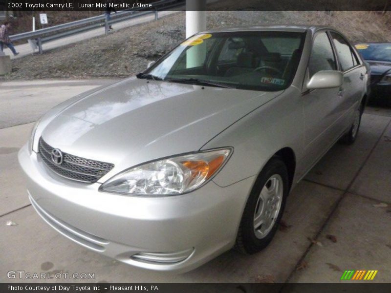 Lunar Mist Metallic / Stone 2002 Toyota Camry LE