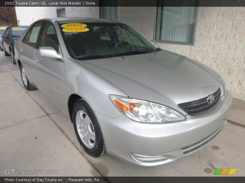 Lunar Mist Metallic / Stone 2002 Toyota Camry LE